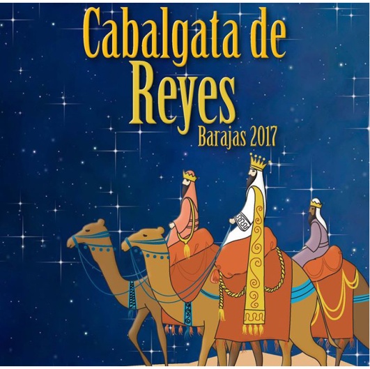 cabalgata de Reyes Magos 2017, barajas pueblo, barajas town
